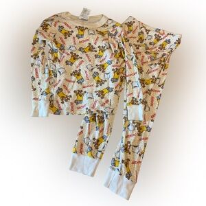 VTG Rare Arthur Aardvark Cartoon Long Eddies Childrens (2)pc. Pajamas 8 Yrs